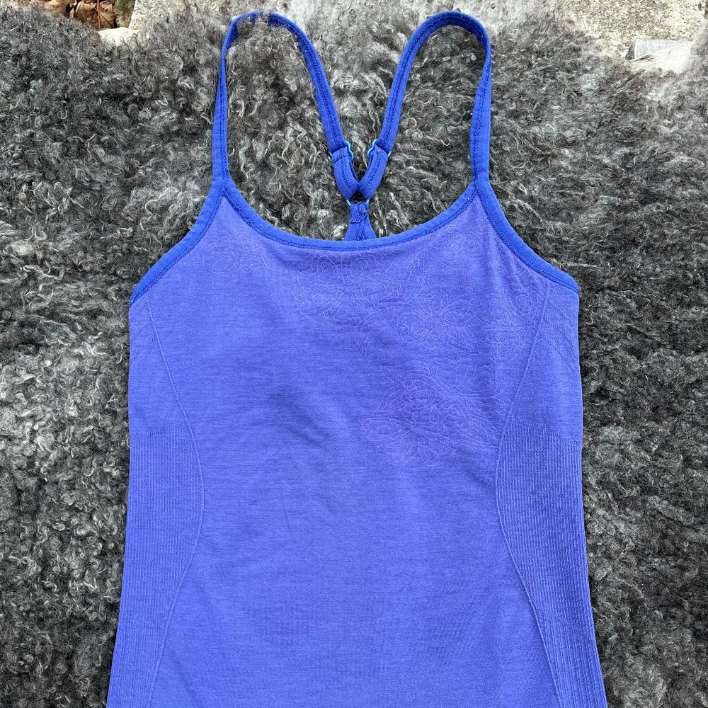 SMARTWOOL Women's PhD Seamless Long Bra - size small - desert purple